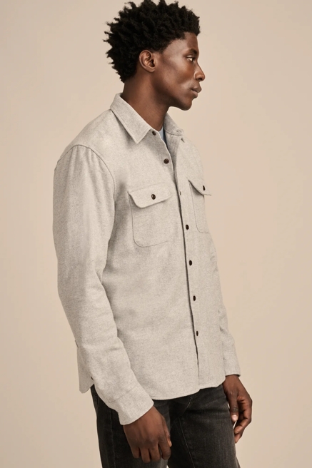 SOLID CLOUD SOFT LONG SLEEVE FLANNEL, image 3