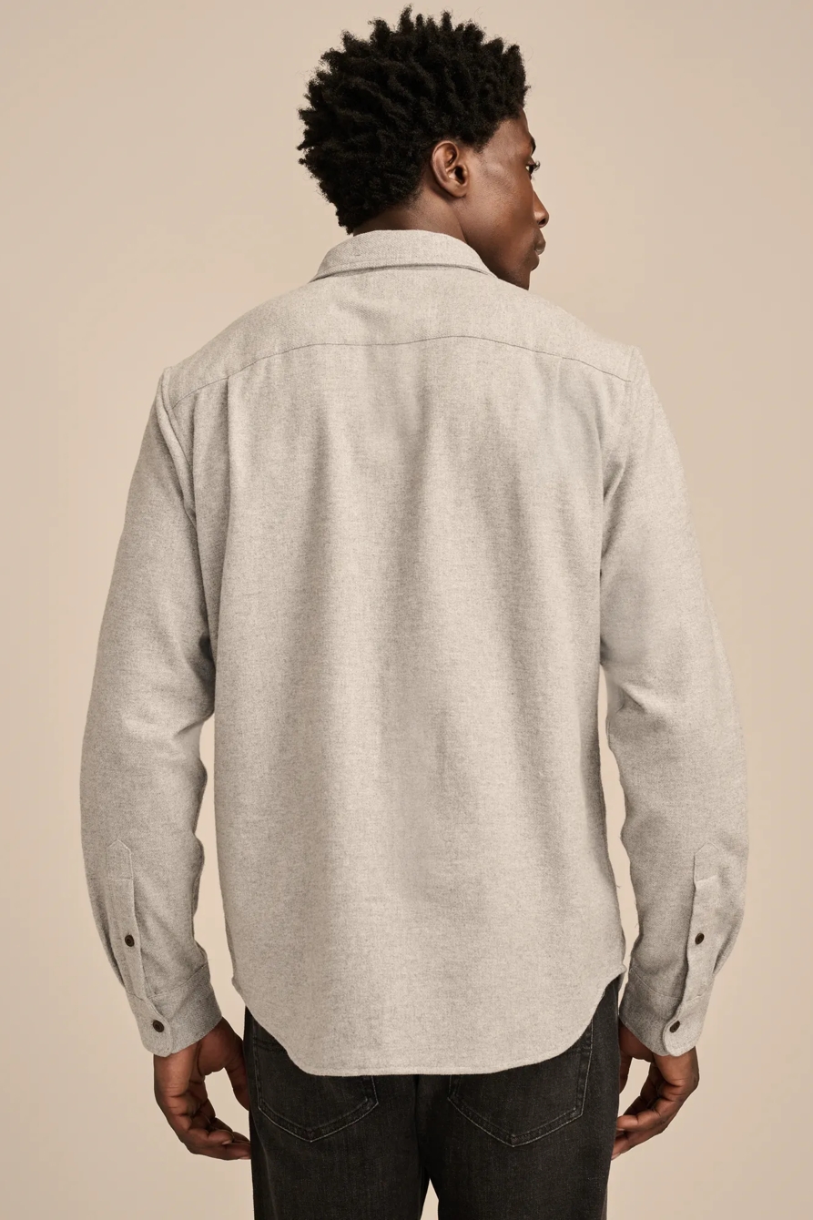 SOLID CLOUD SOFT LONG SLEEVE FLANNEL, image 5