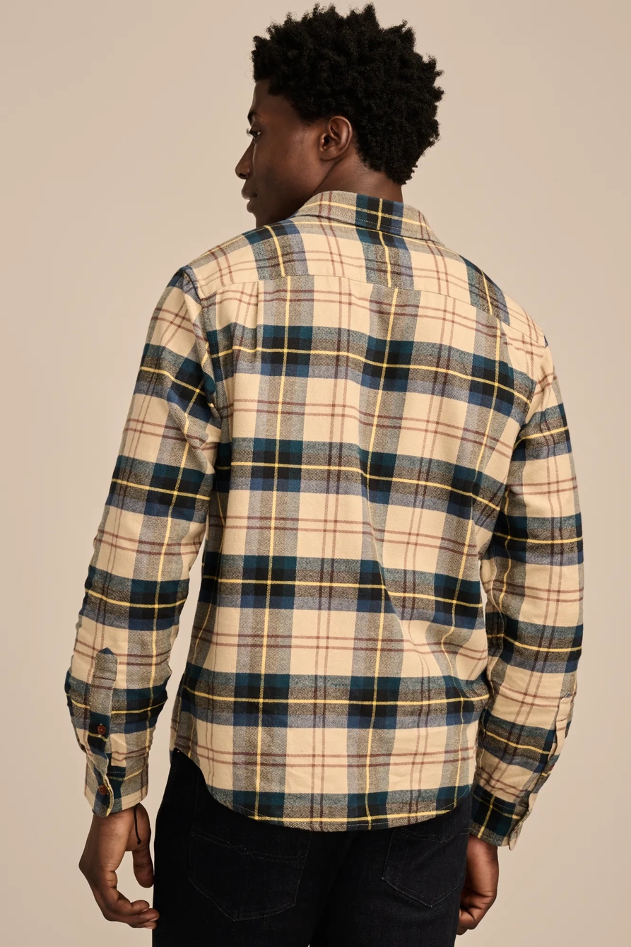 BRUSHED TWILL PLAID LONG SLEEVE UTILITY SHIRT, image 5