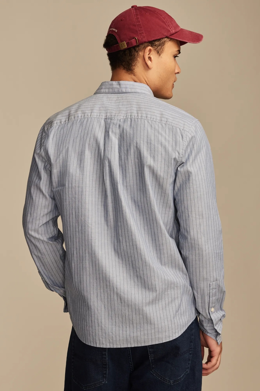 STRIPED SAN GABRIEL ONE POCKET LONG SLEEVE SHIRT, image 3