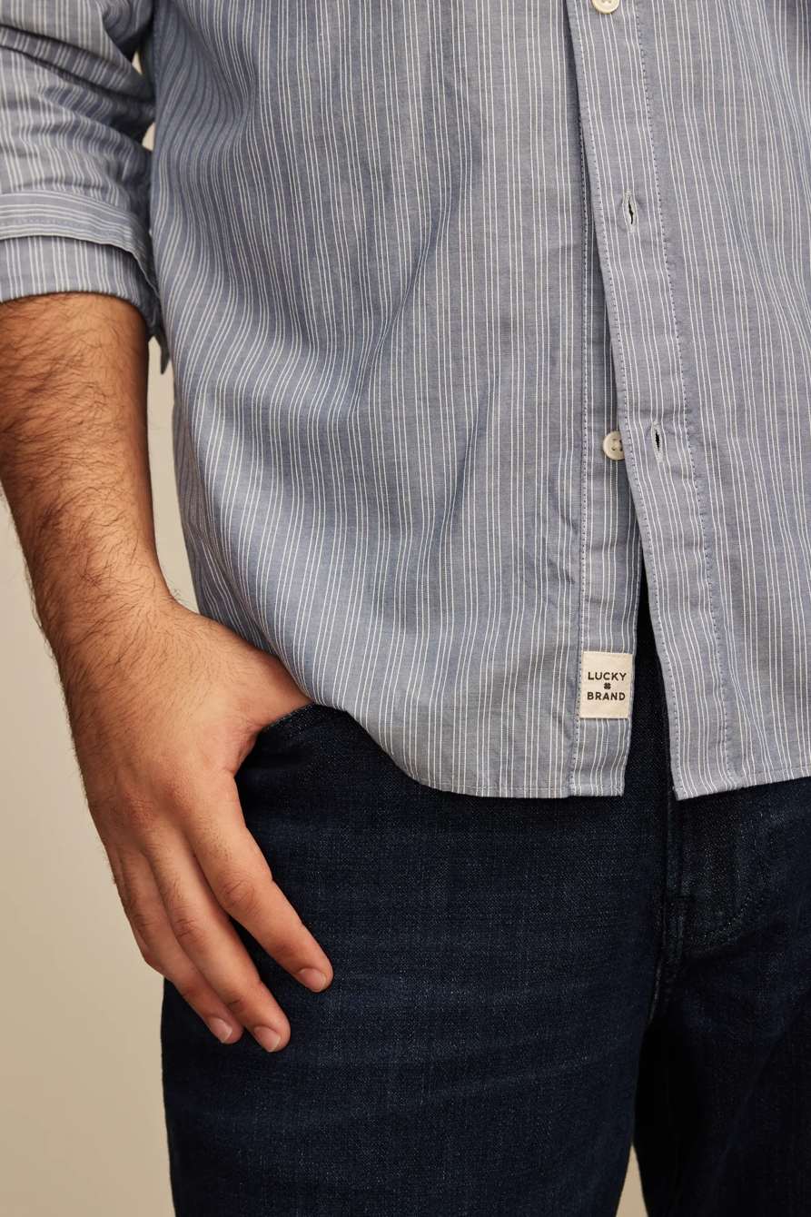 STRIPED SAN GABRIEL ONE POCKET LONG SLEEVE SHIRT, image 5