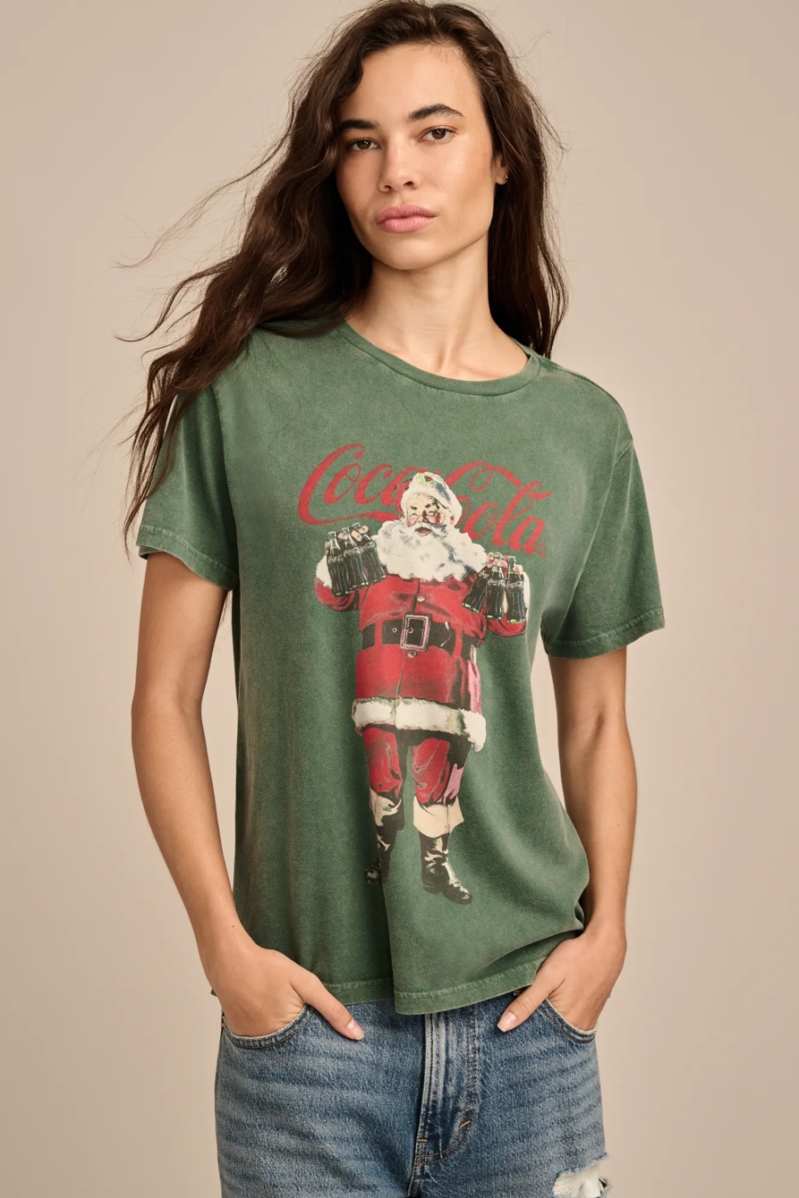 SANTA COCA COLA BOYFRIEND TEE, image 3