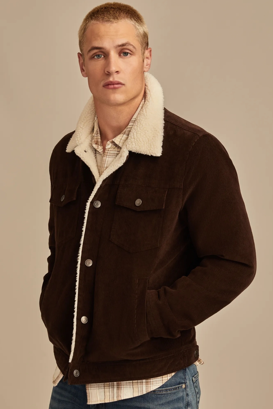 SHERPA LINED CORDUROY TRUCKER JACKET, image 5