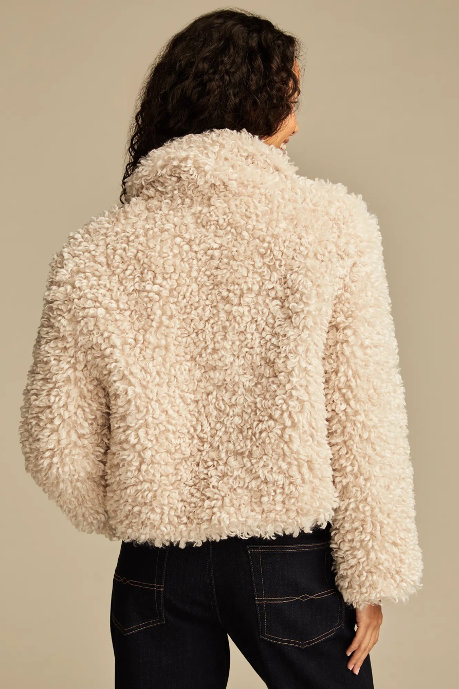 FAUX TEDDY TOGGLE JACKET, image 3