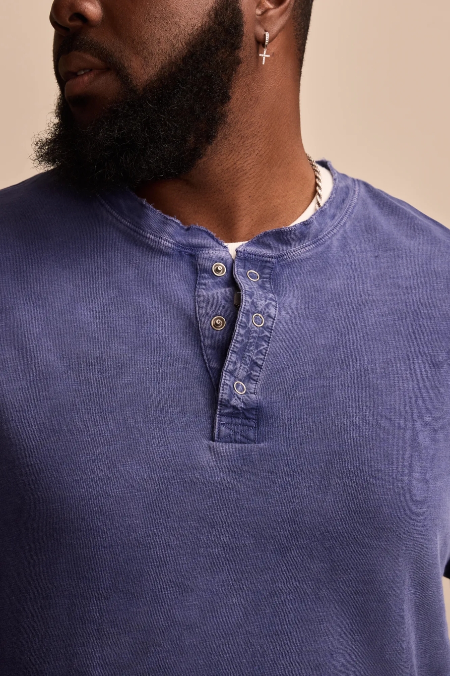 WEEKEND SLUB JERSEY LONG SLEEVE HENLEY, image 2