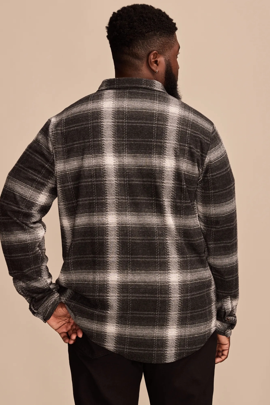 LONG SLEEVE BRUSHED KNIT SHIRT, image 3