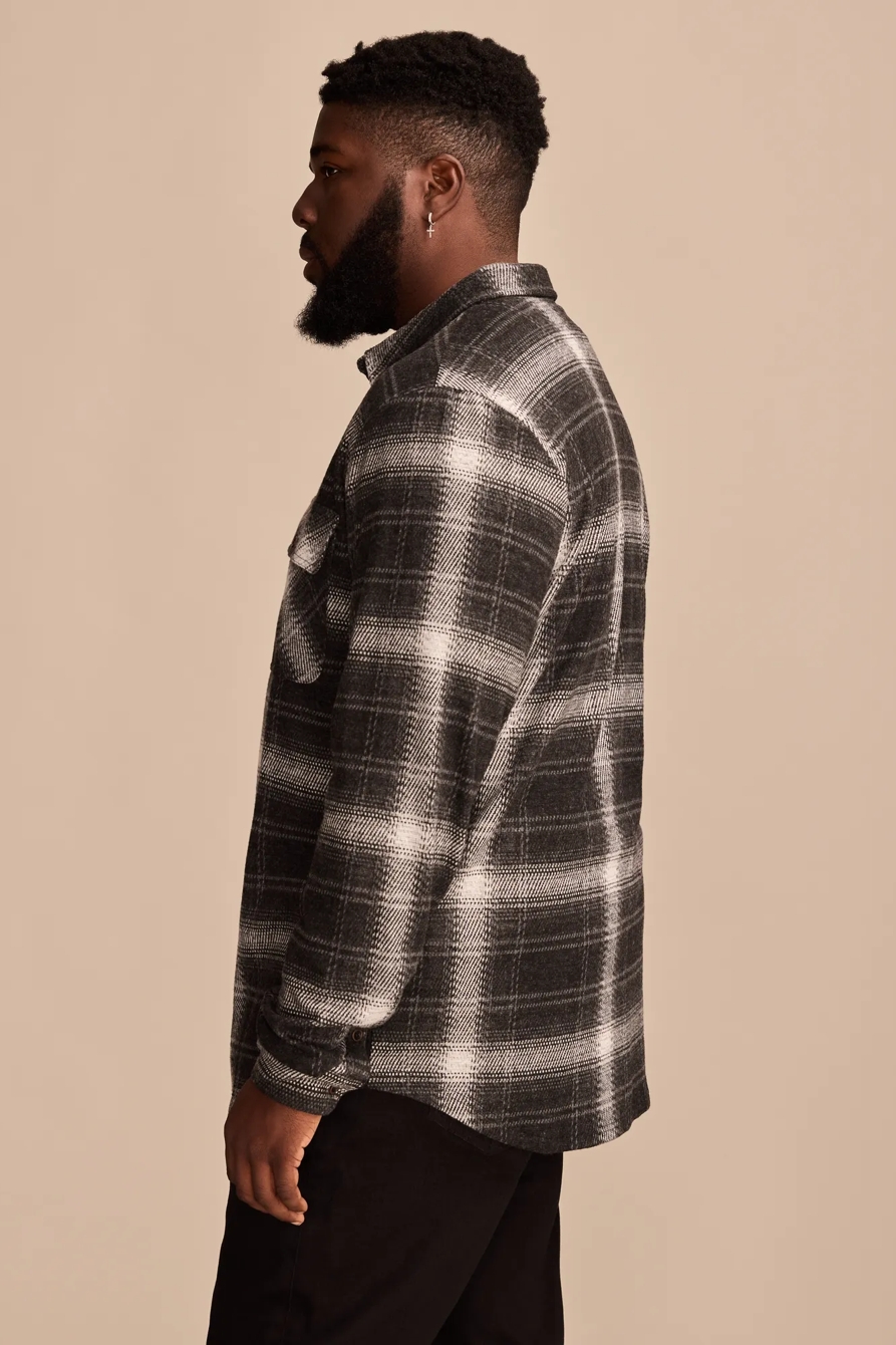 LONG SLEEVE BRUSHED KNIT SHIRT, image 4