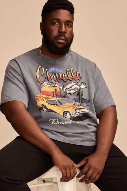 BIG & TALL CHEVY CHEVELLE TEE, image 1