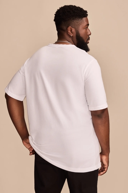 BIG & TALL VENICE BURNOUT NOTCH NECK TEE, image 3