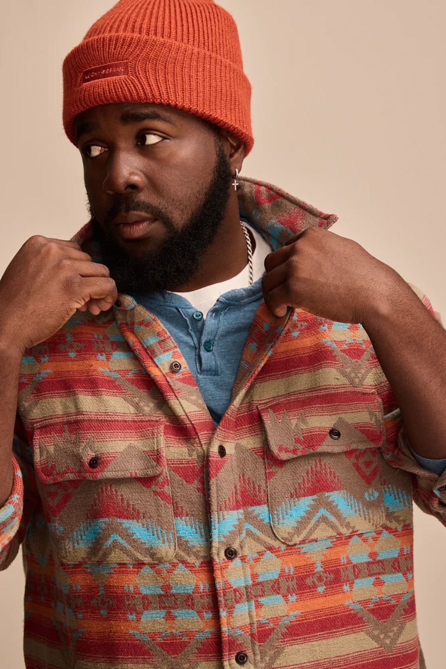 SOUTHWESTERN JACQUARD HUMBOLDT LONG SLEEVE SHIRT, image 2