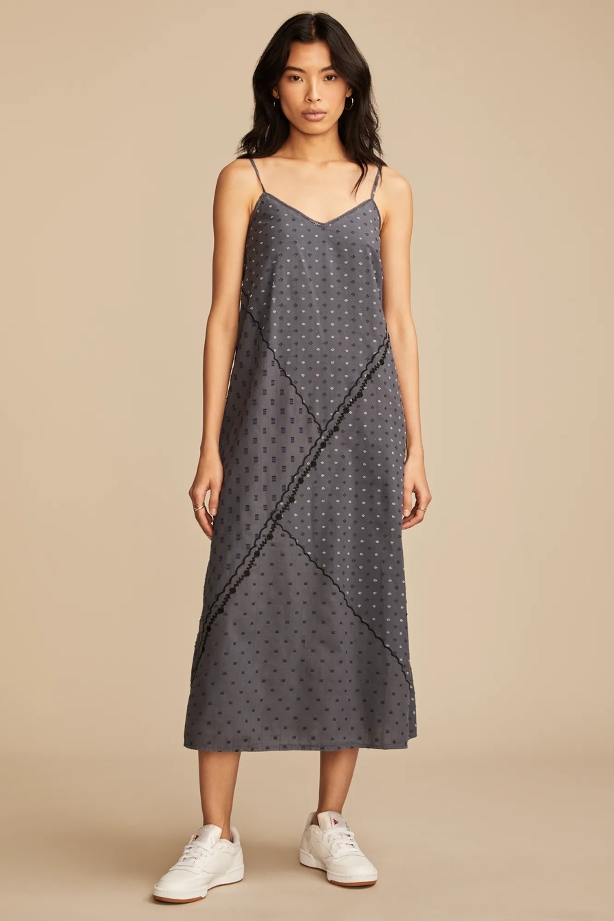 TEXTURED PATCHWORK DRESS, image 5