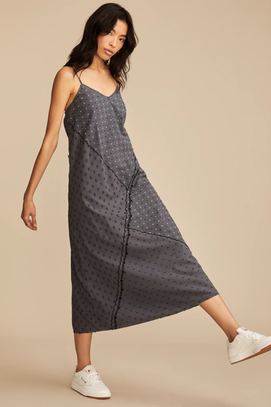 TEXTURED PATCHWORK DRESS, image 6