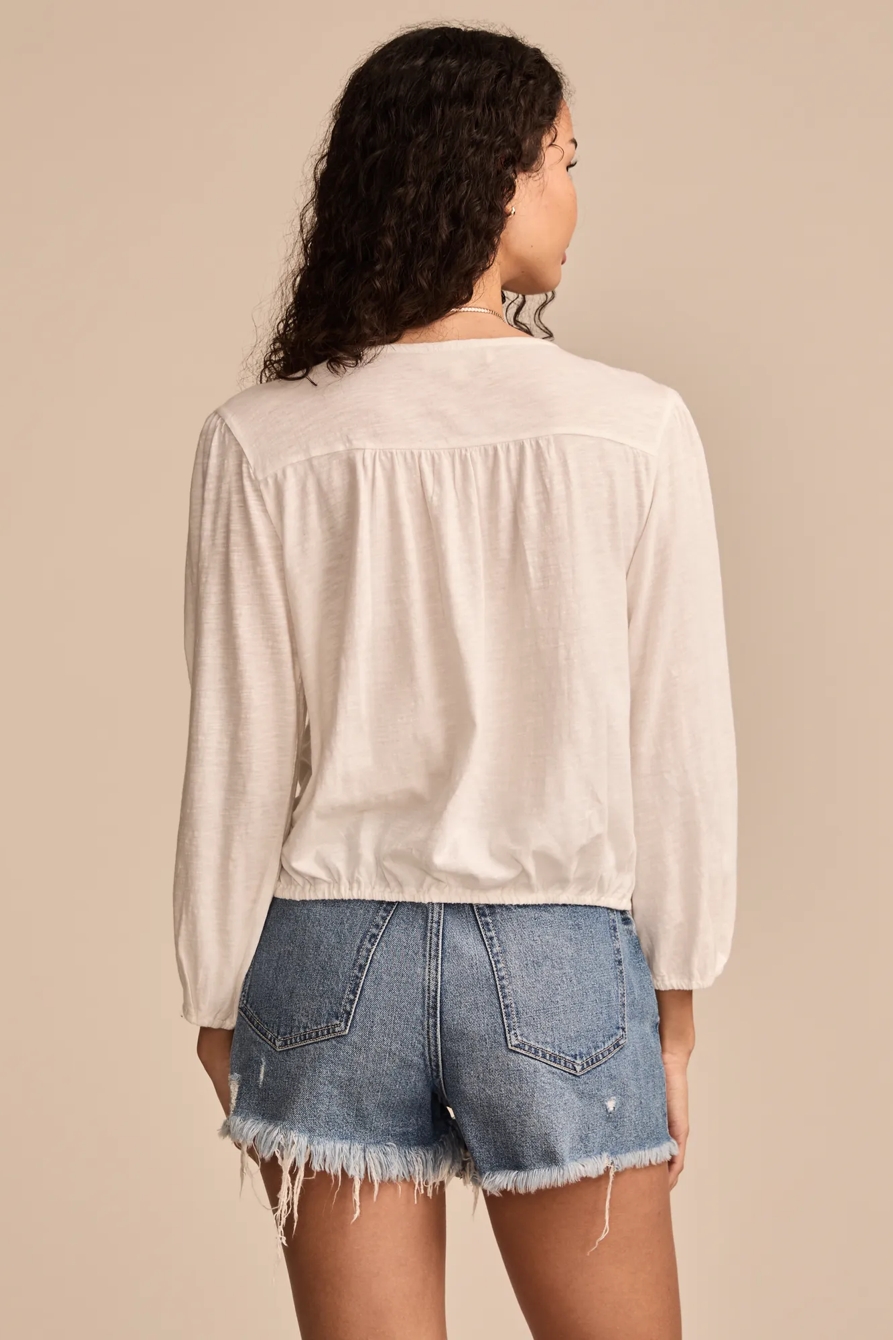 SQUARE NECK PEASANT TOP, image 5