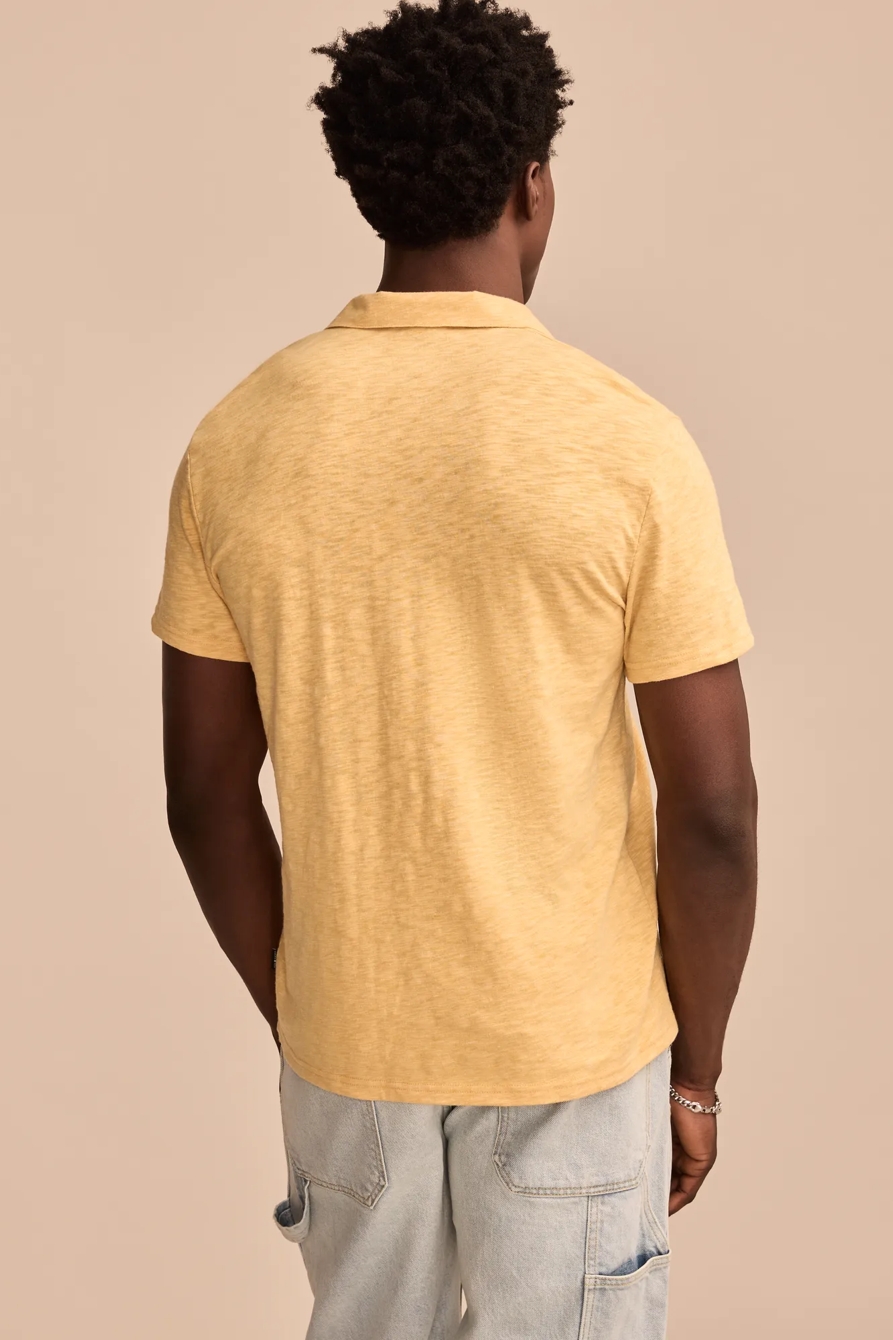 SLUB JERSEY JOHNNY COLLAR POLO, image 5