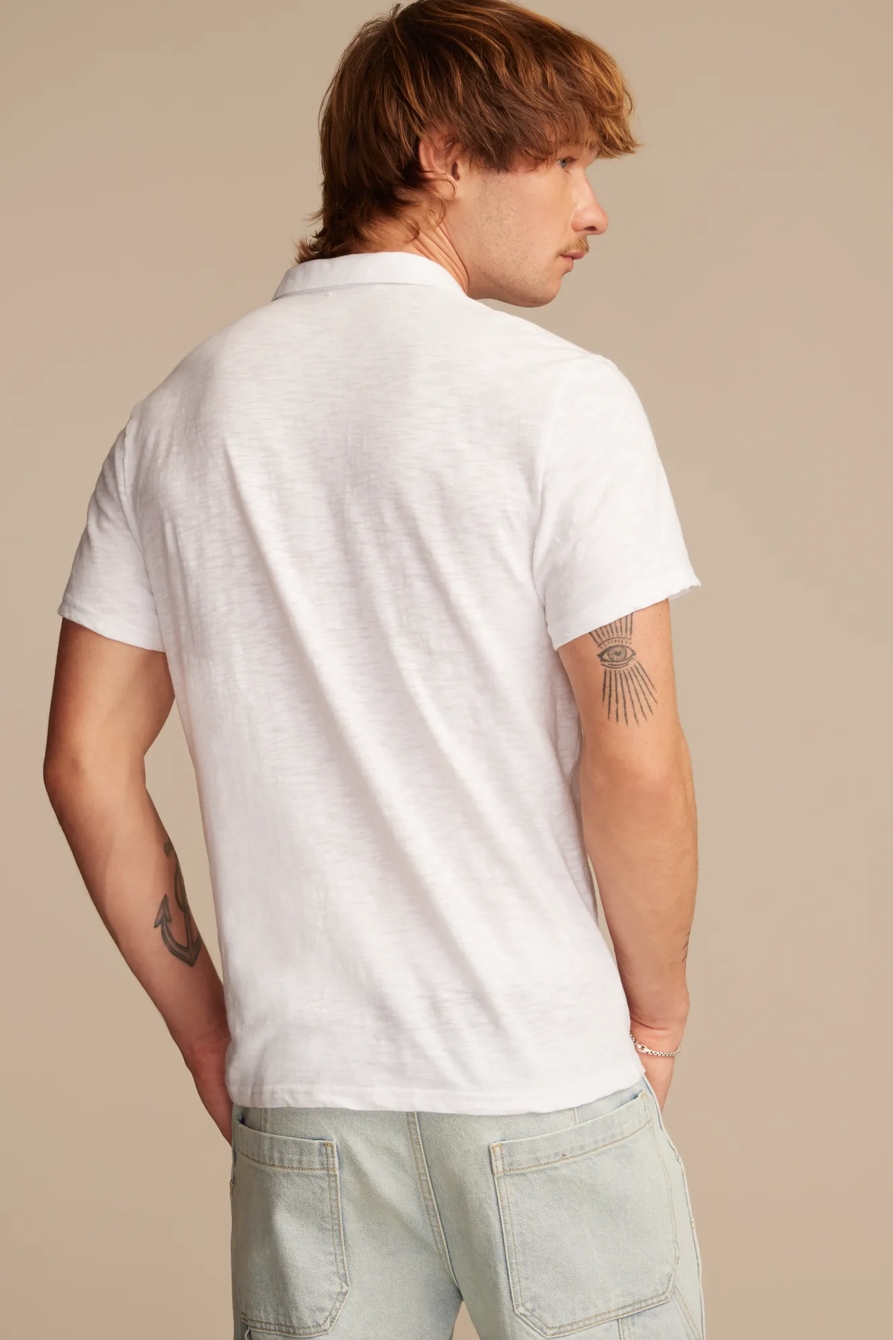 SLUB JERSEY JOHNNY COLLAR POLO, image 4