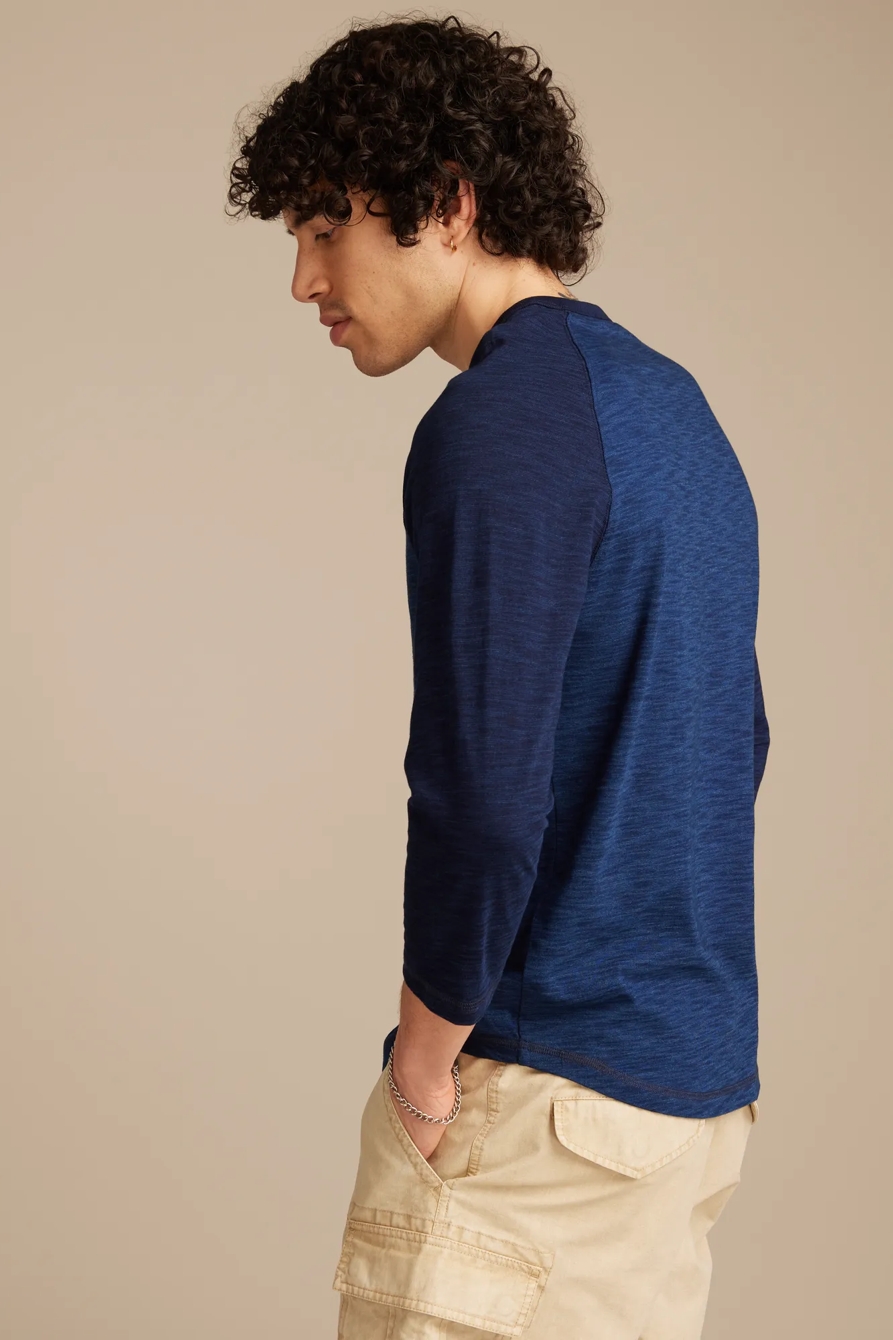 WEEKEND JERSEY INDIGO BASEBALL SHIRT, image 4