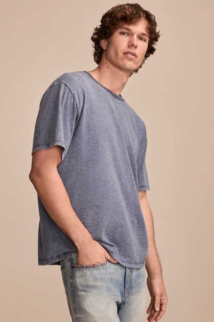 VENICE BURNOUT SLUB RINGER CREW TEE, image 4