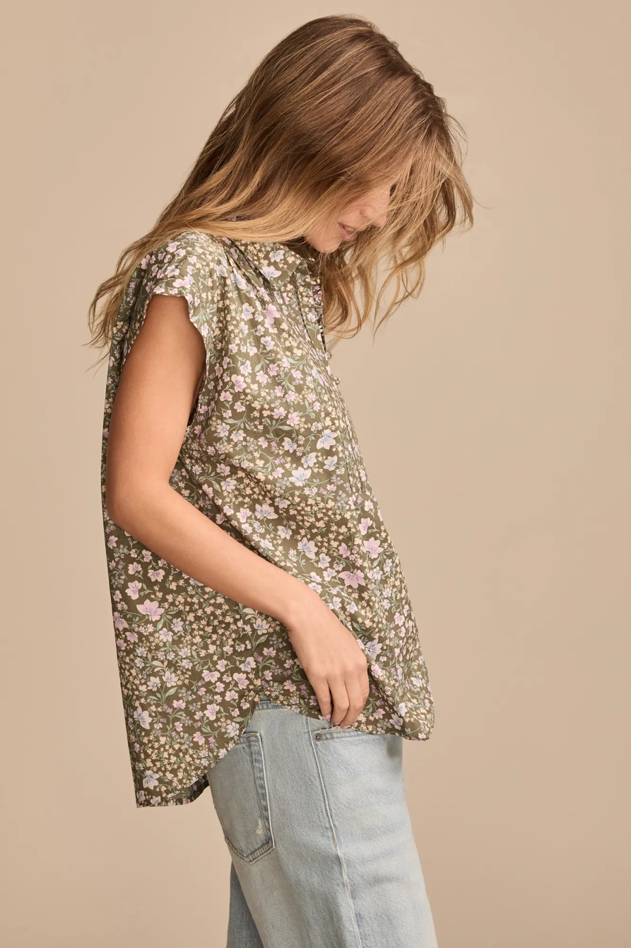 PRINTED SHORT SLEEVE POPOVER, image 3