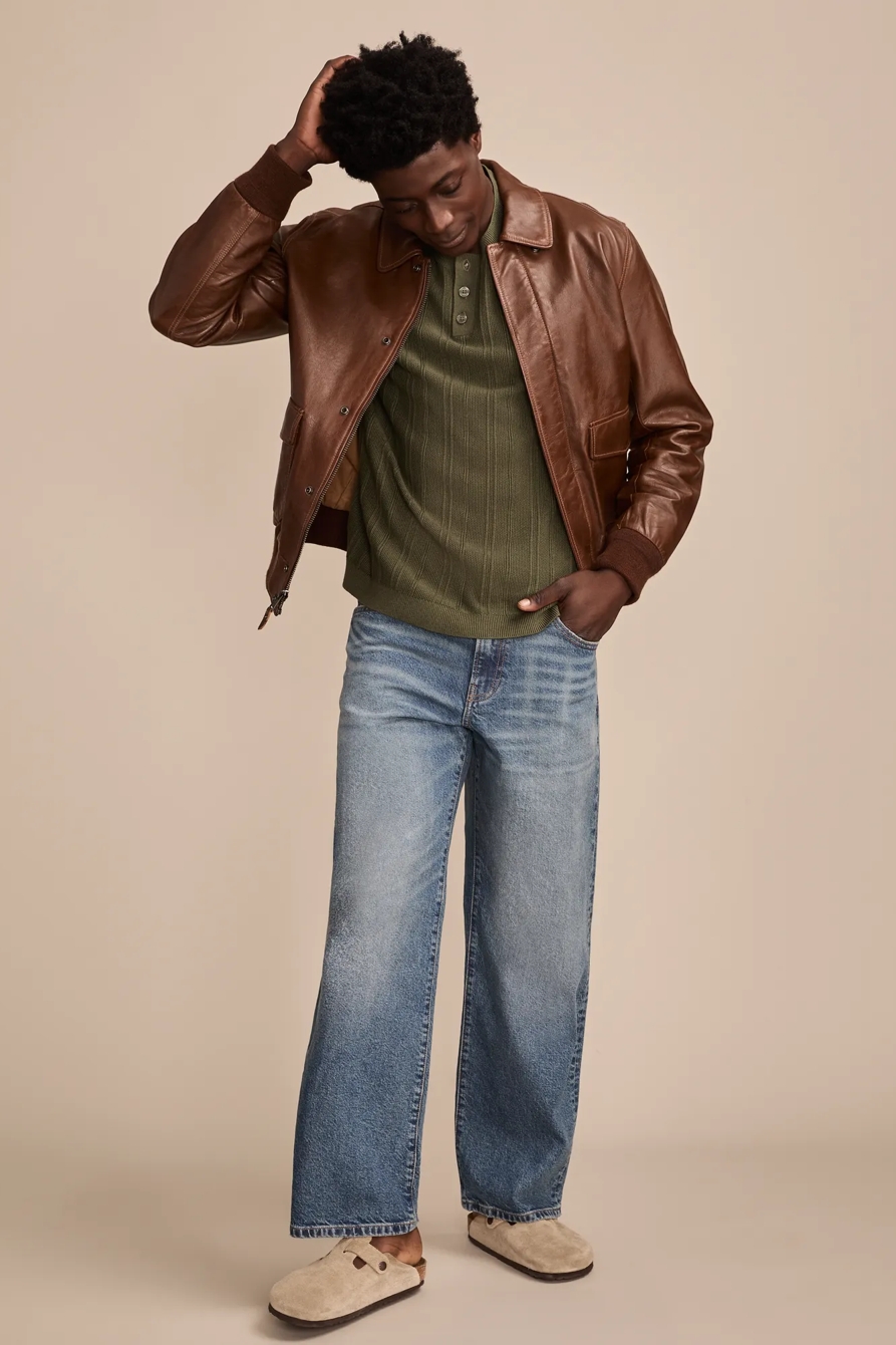 SHORT SLEEVE HENLEY SWEATER, image 5