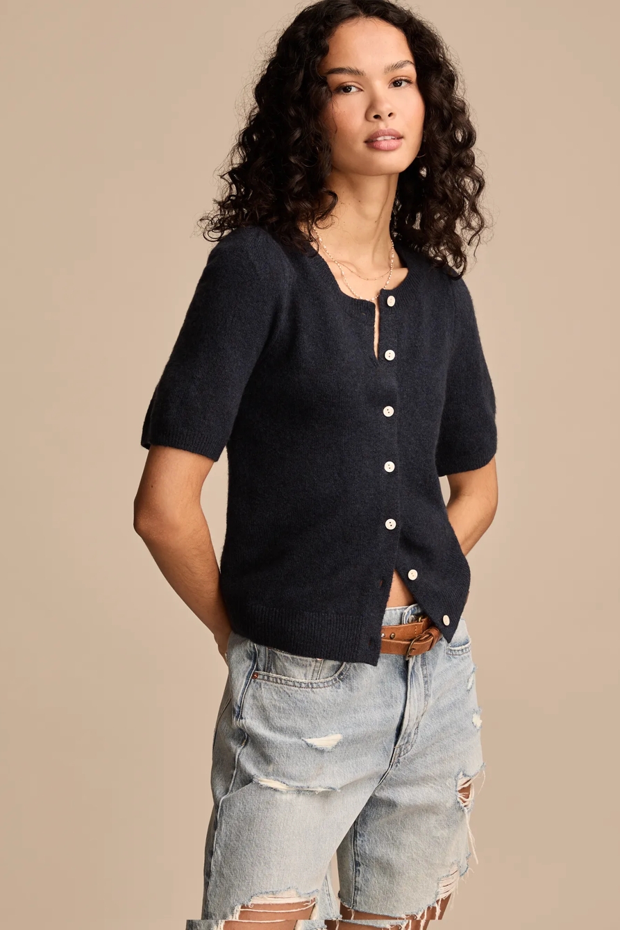 SHORT SLEEVE PUFF CARDIGAN, image 3