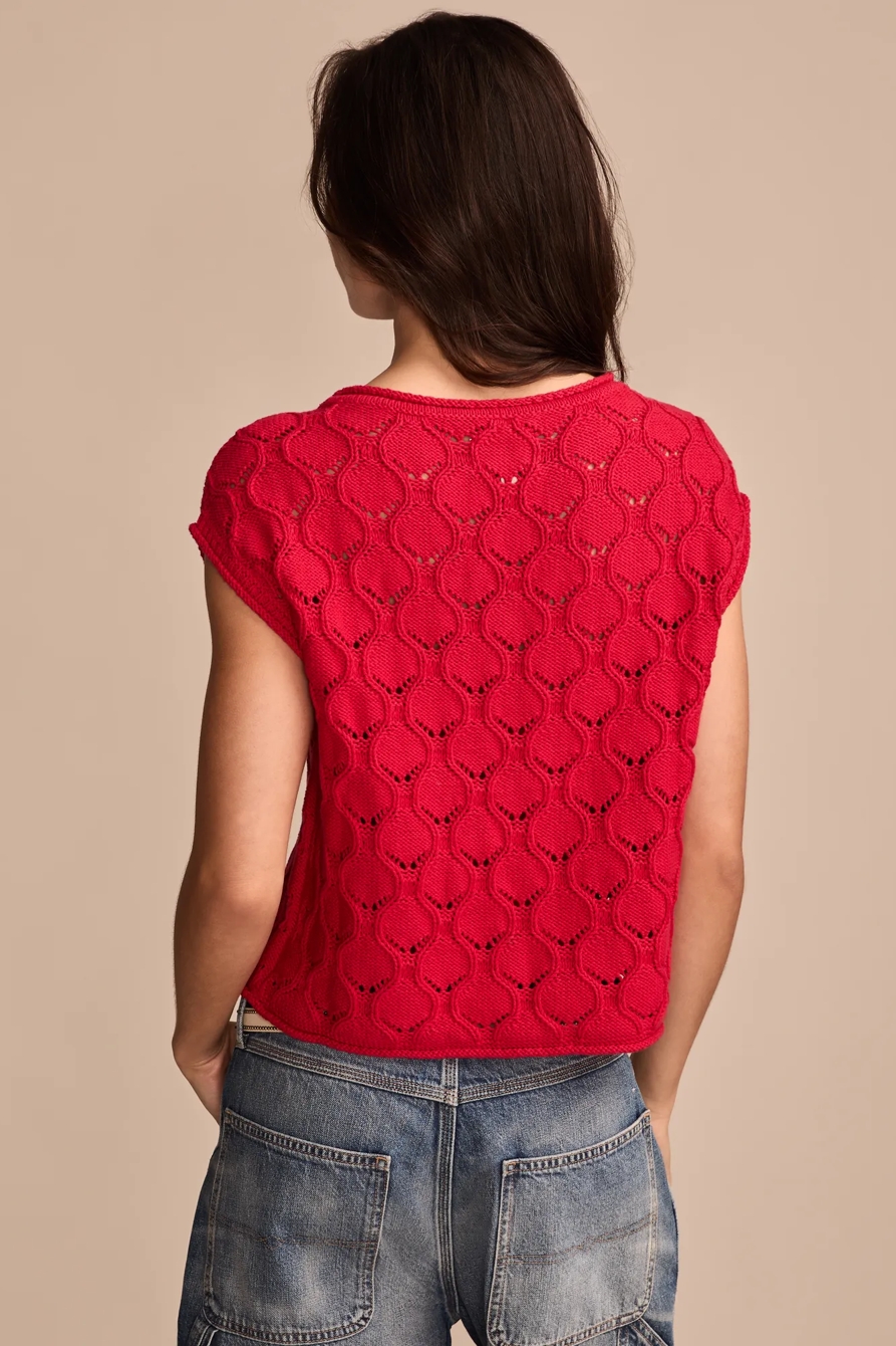 POINTELLE BOBBLE SWEATER VEST, image 5