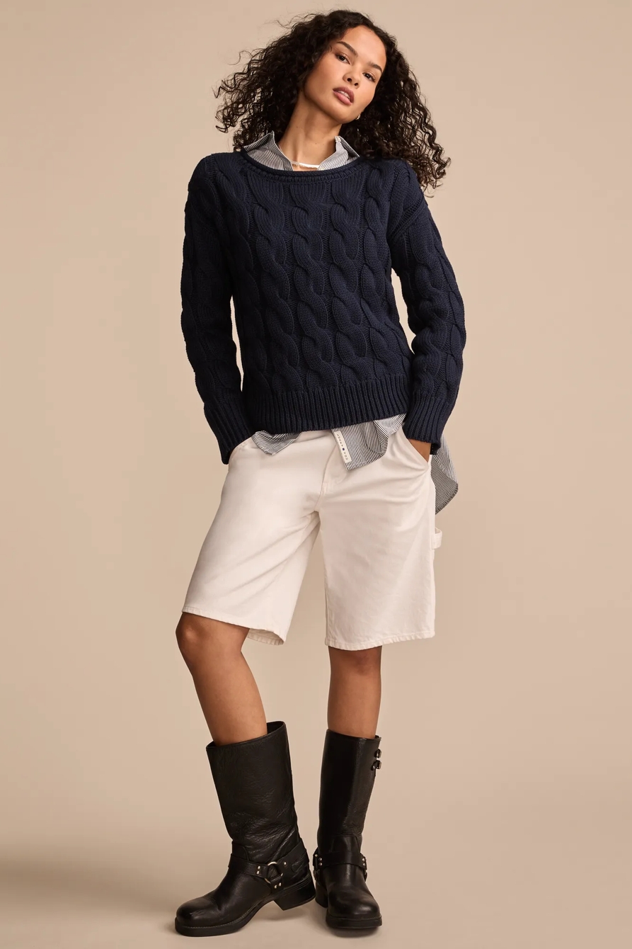 CABLE SWEATER PULLOVER, image 3