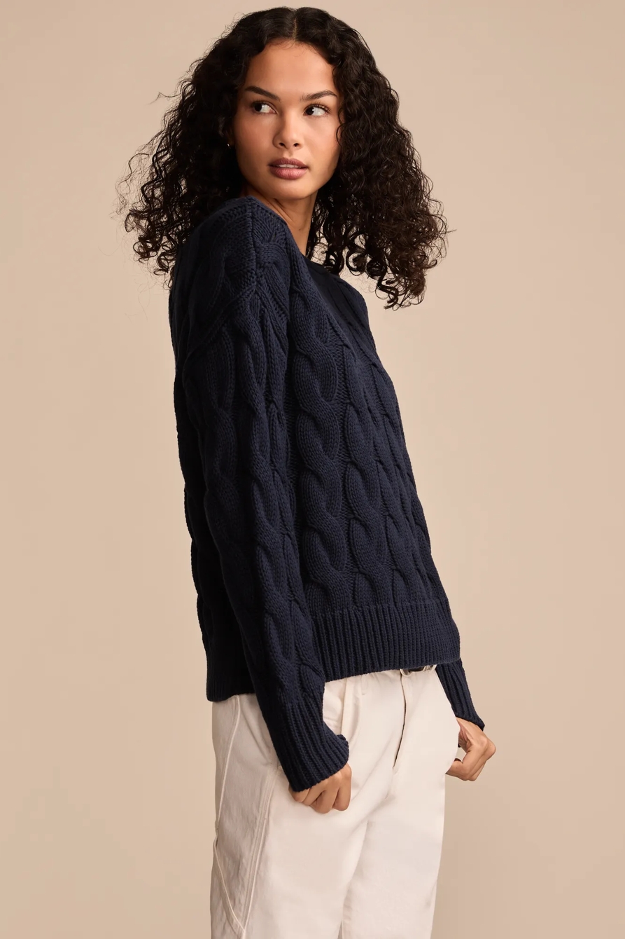CABLE SWEATER PULLOVER, image 4