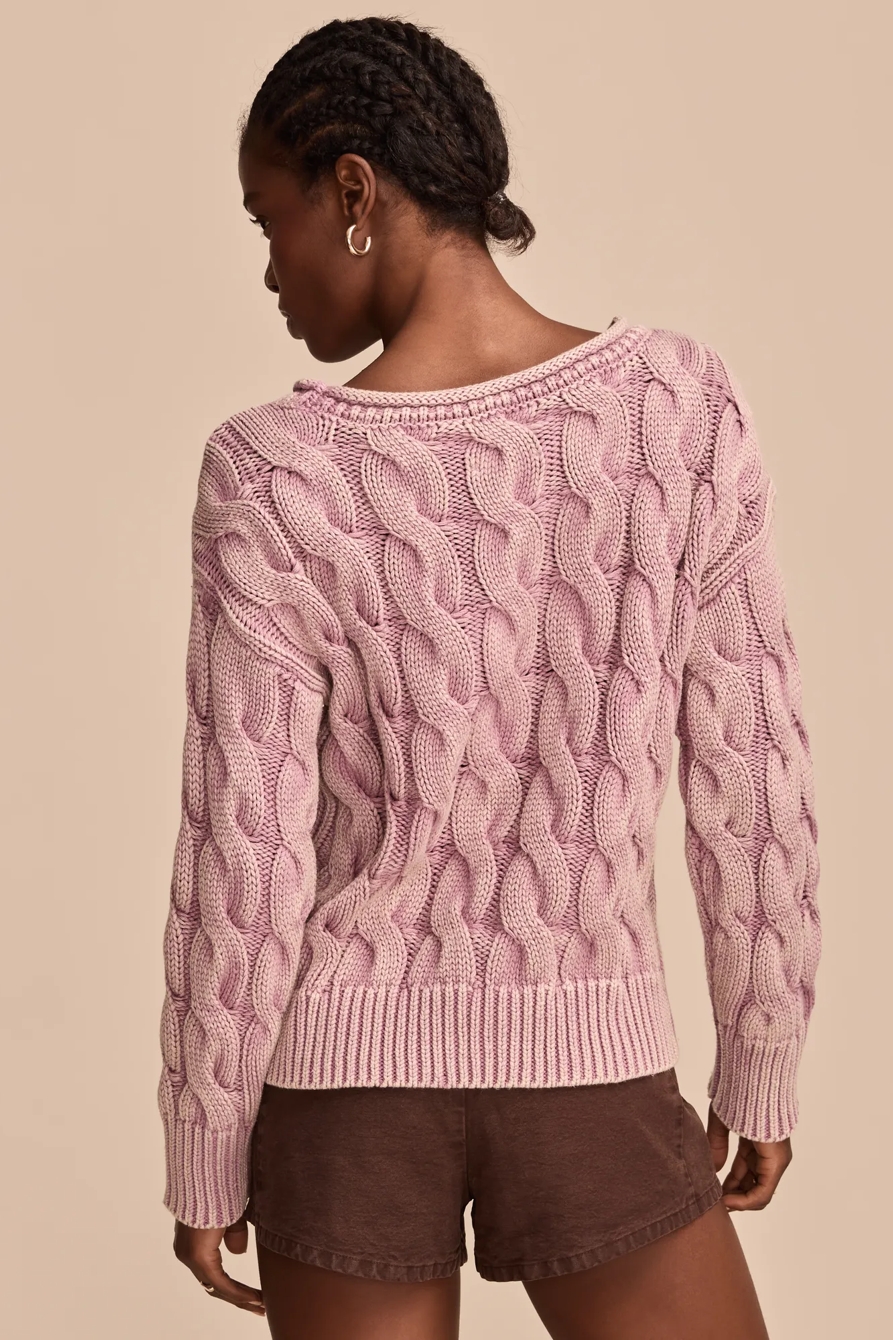 CABLE SWEATER PULLOVER, image 5