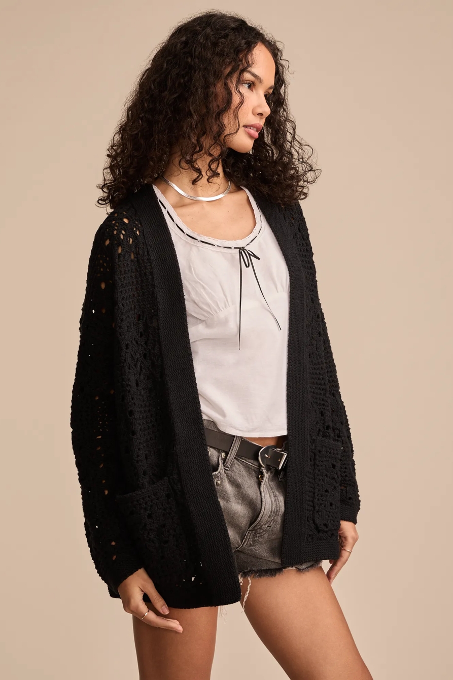 MIXED STITCH CARDIGAN, image 4