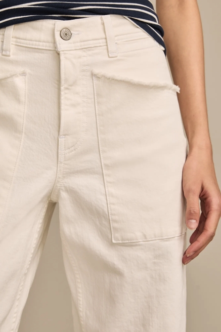 LUCKY LEGEND PATCH POCKET WIDE LEG CROP, image 3