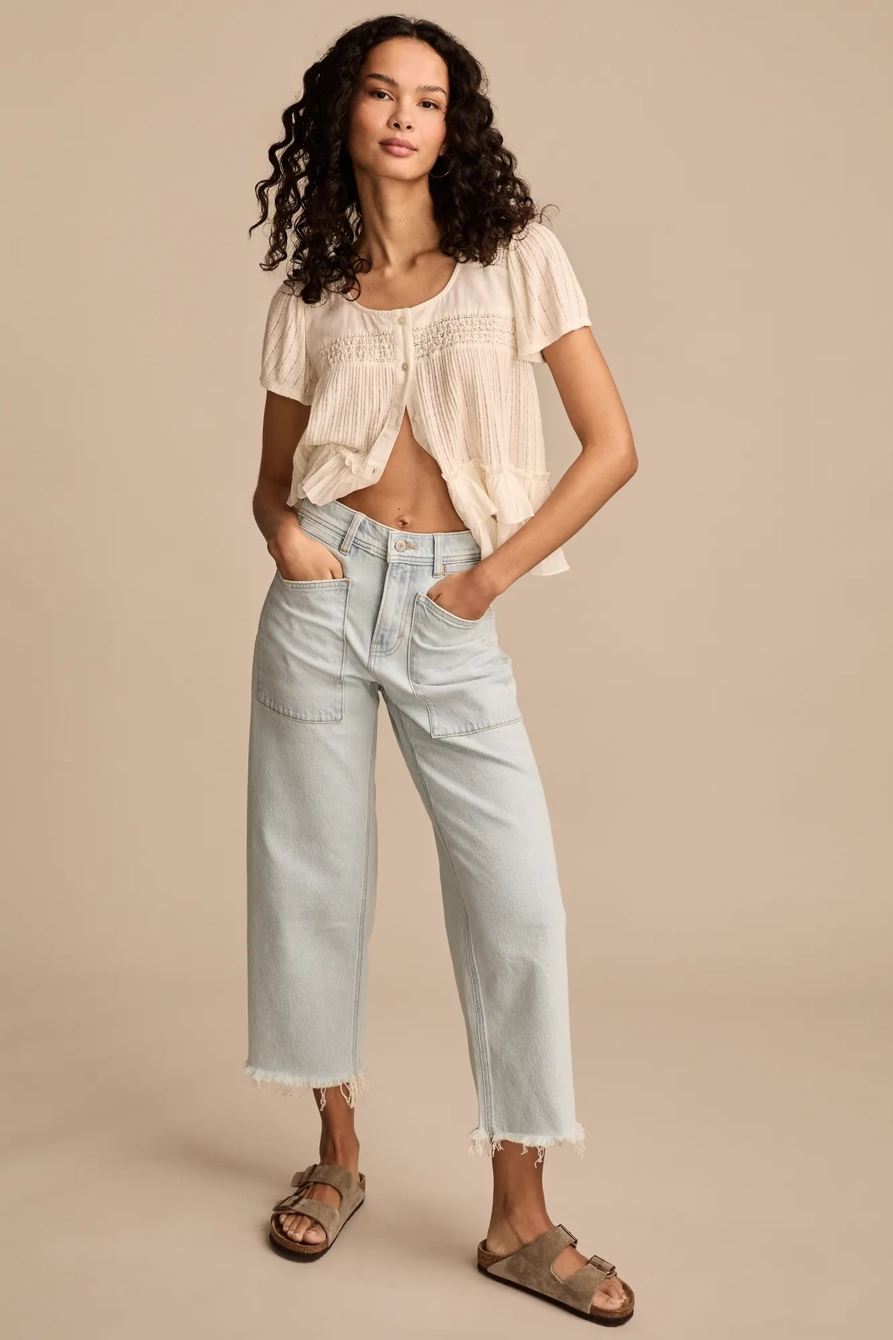 LUCKY LEGEND CROP PATCH POCKET WIDE LEG
