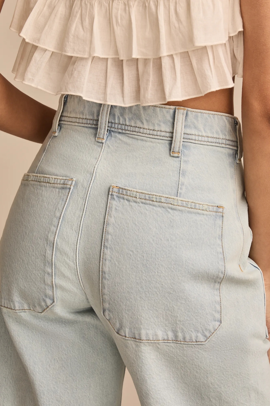 LUCKY LEGEND CROP PATCH POCKET WIDE LEG, image 4