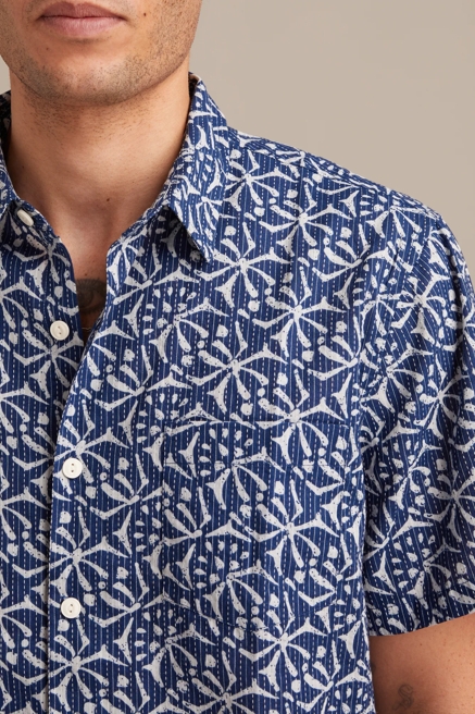 PRINTED DOBBY PLAYA SHORT SLEEVE SHIRT, image 2