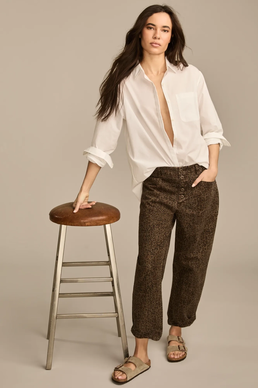 CANVAS BARREL LEG UTILITY PANT