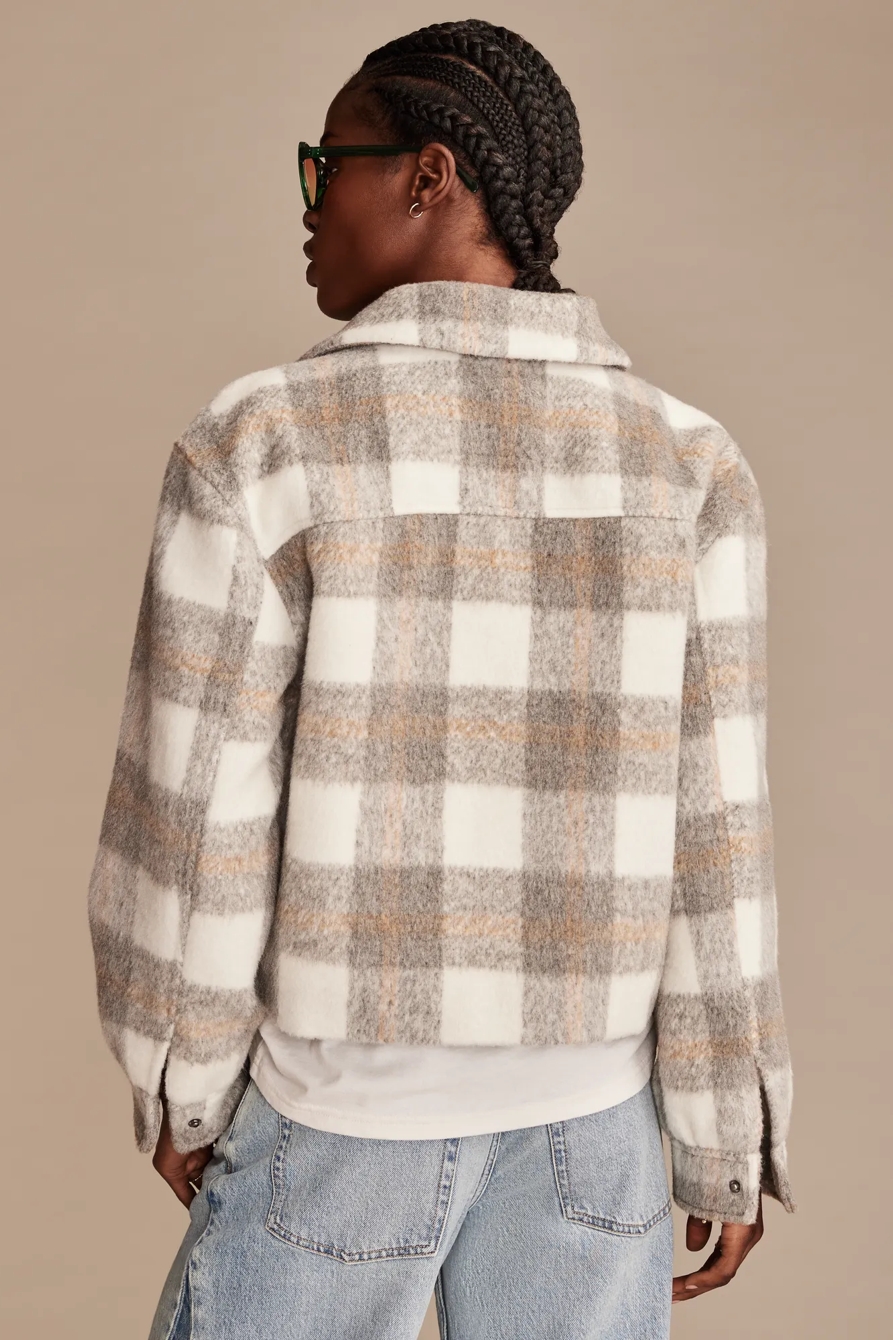 CROPPED PLAID JACKET, image 5
