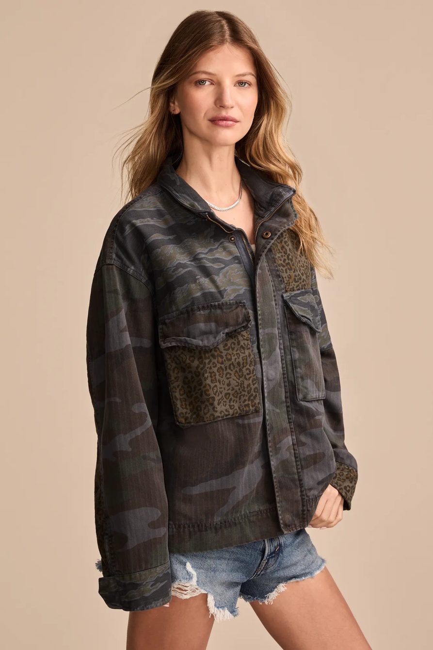 PATCHWORK CAMO CROPPED JACKET, image 4
