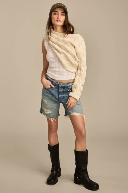 lucky legend highest quality 90s midi short