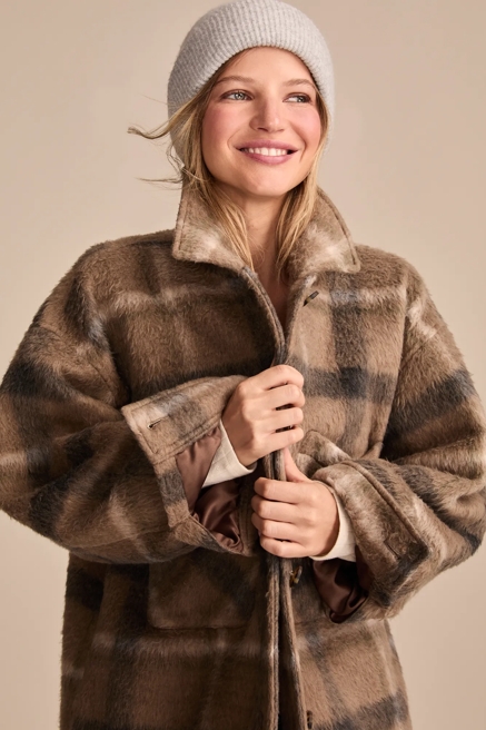 OVERSIZED PLAID SHIRT JACKET, image 2