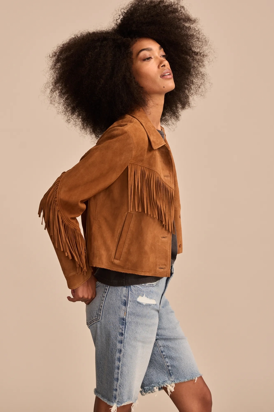 SUEDE FRINGE WESTERN JACKET, image 5