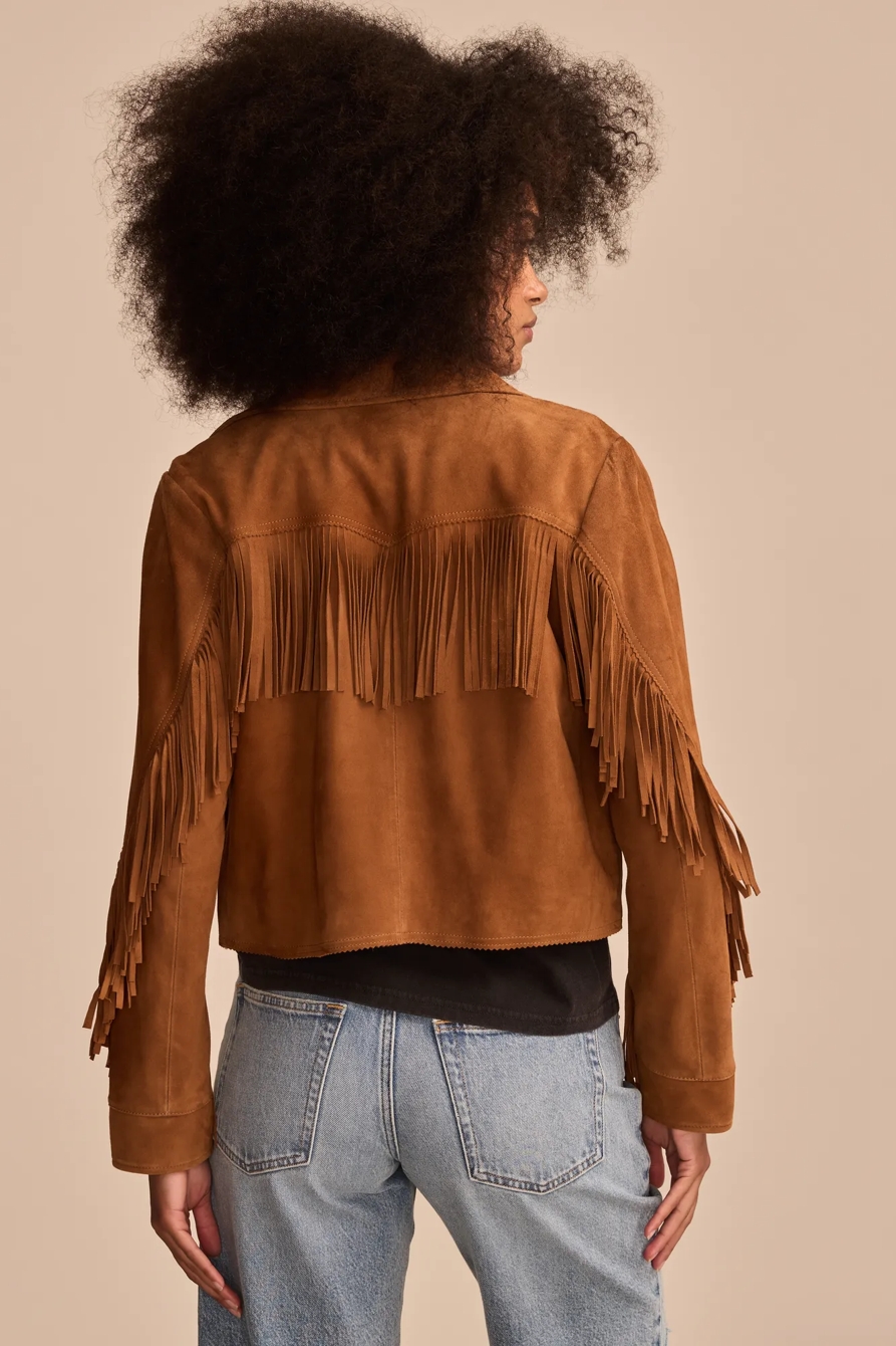 SUEDE FRINGE WESTERN JACKET, image 6