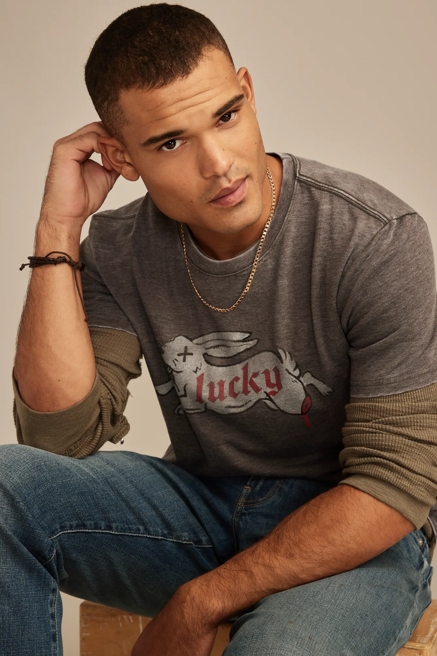 LUCKY RABBITS FOOT TEE, image 1