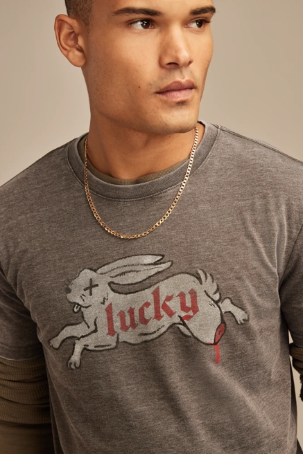 LUCKY RABBITS FOOT TEE, image 2