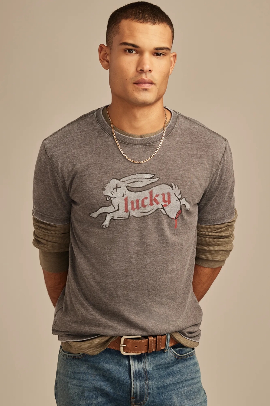 LUCKY RABBITS FOOT TEE, image 4