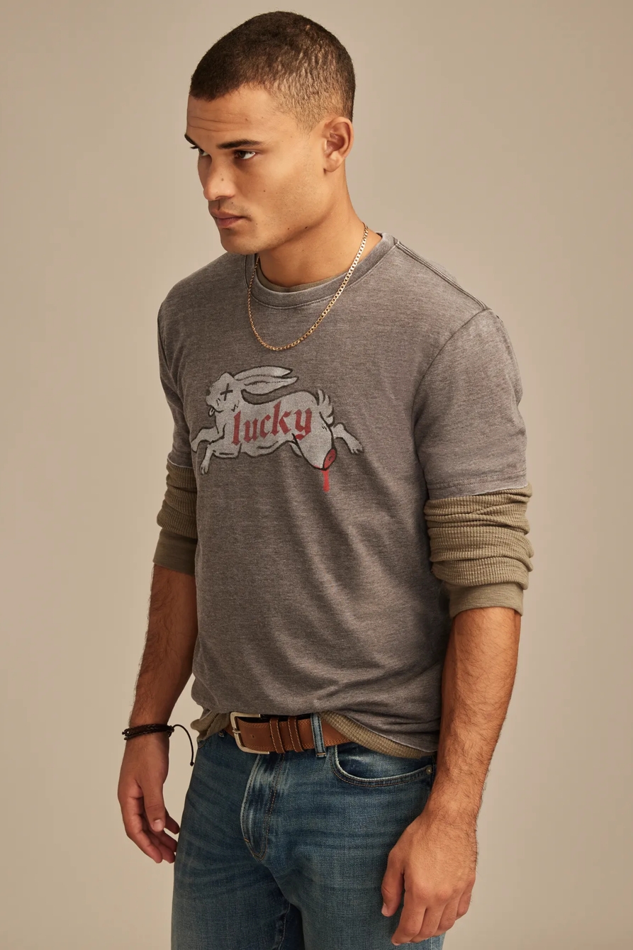 LUCKY RABBITS FOOT TEE, image 5
