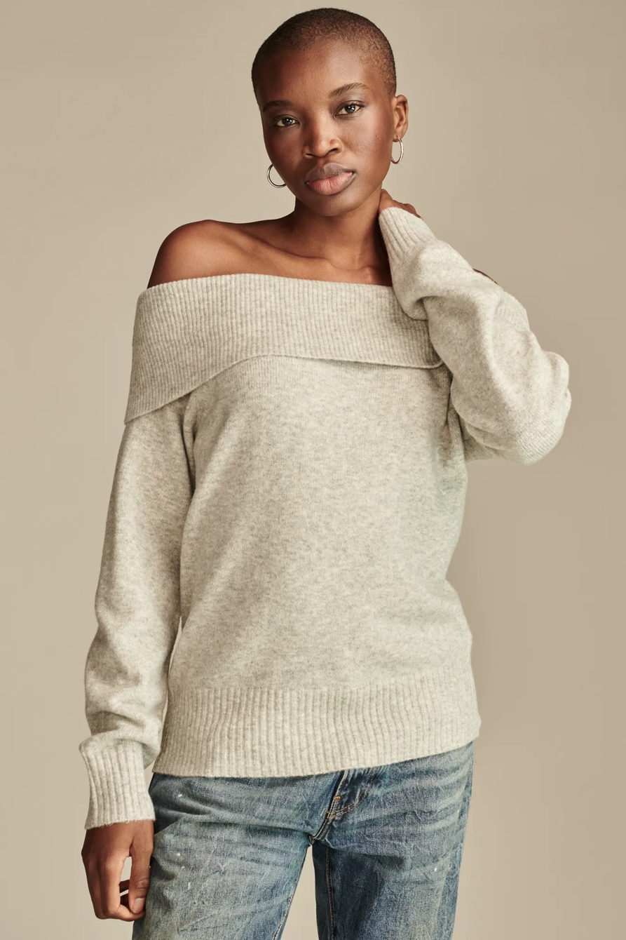 CLOUD SOFT OFF THE SHOULDER SWEATER, image 2