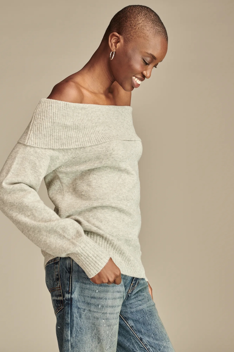 CLOUD SOFT OFF THE SHOULDER SWEATER, image 4