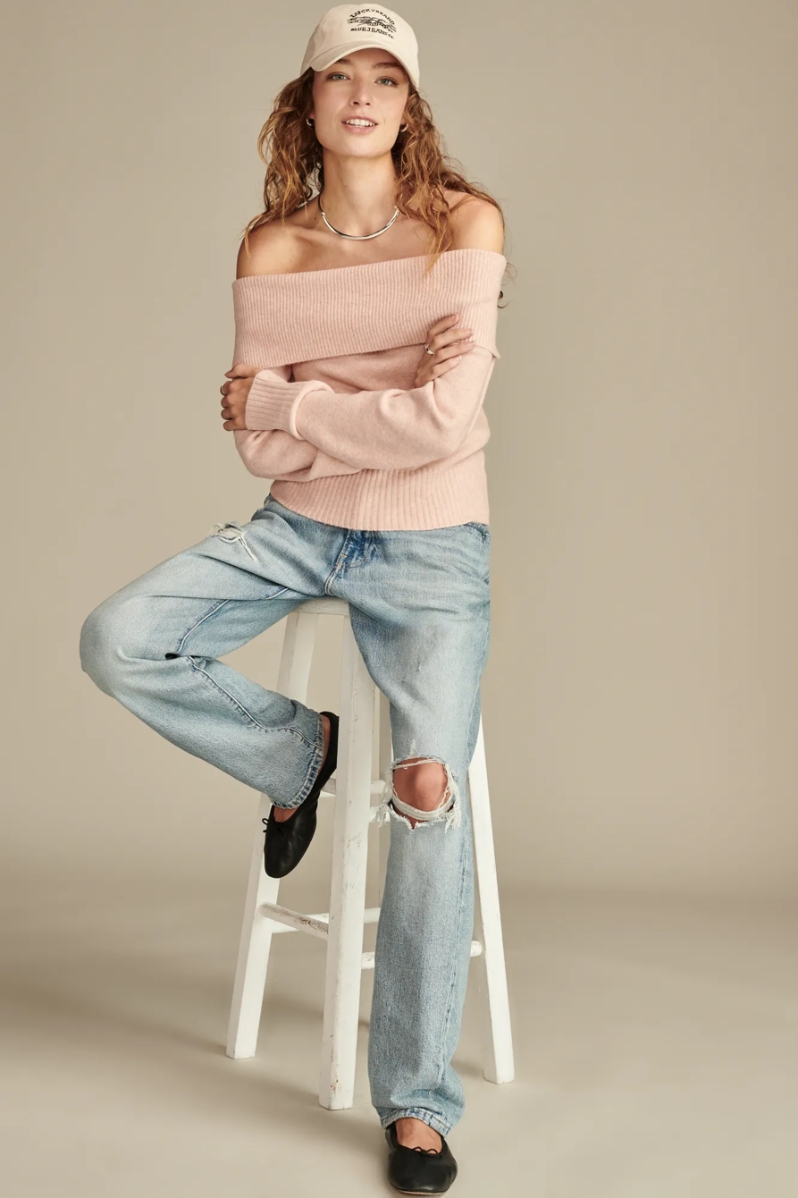 CLOUD SOFT OFF THE SHOULDER SWEATER, image 4