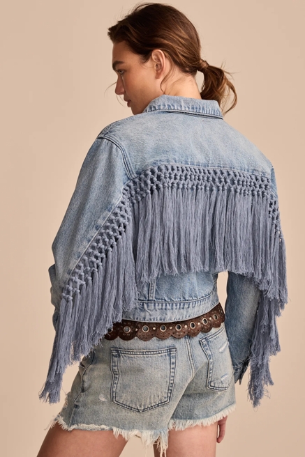 WESTIVAL FRINGE DENIM JACKET, image 3