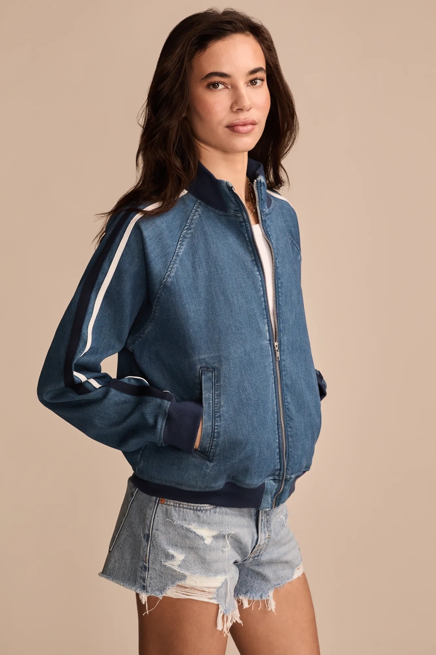 DENIM TRACK JACKET, image 3