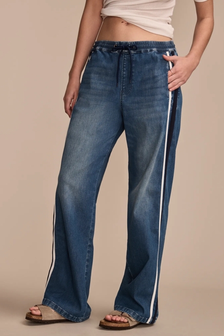 DENIM TRACK PANT, image 3